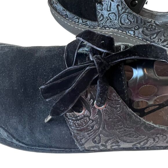 ALEGRIA PG LITE DAN 435 BLACK LACE UP COMFORT SHOES - Picture 6 of 10